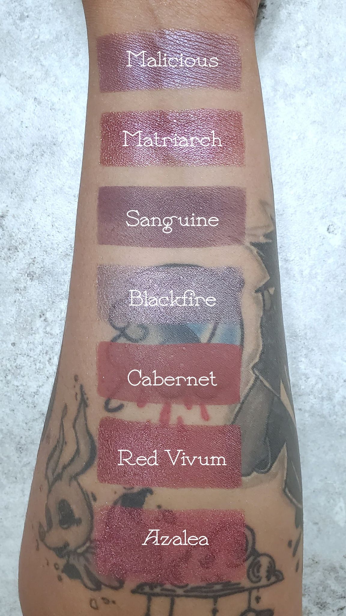 Blackfire - Eyeshadow Duochrome Metallic Red Brown/ Smokey Purple