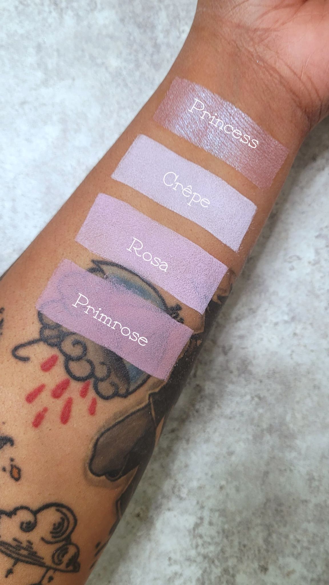 Crêpe - Eyeshadow Matte Pale Light Pink