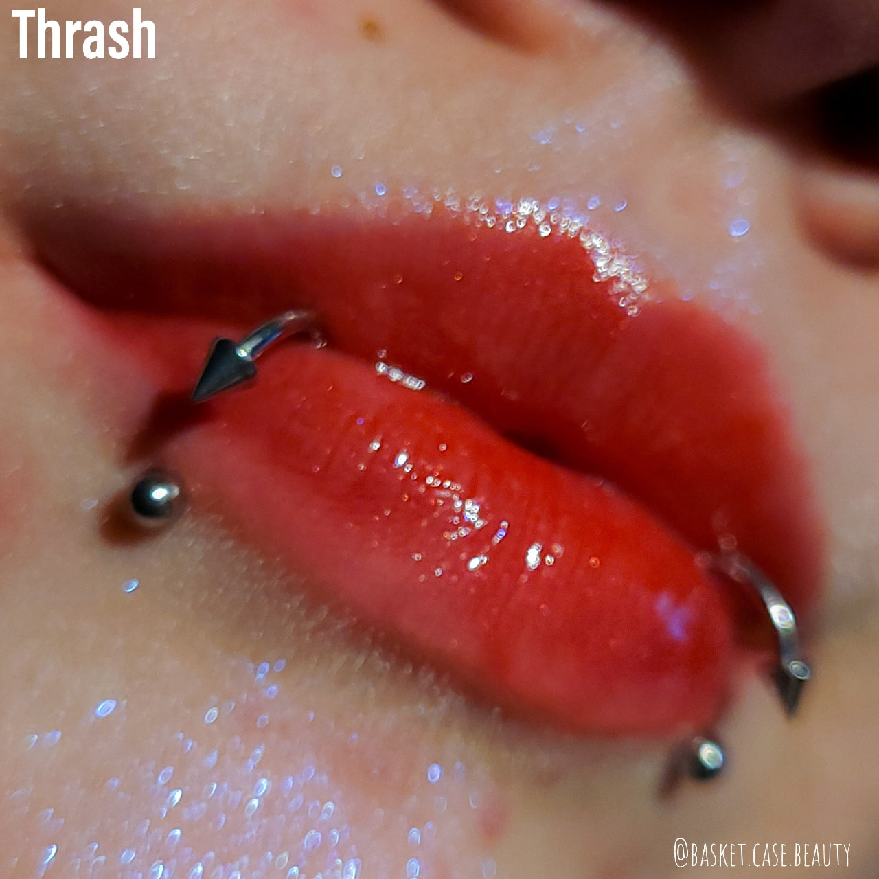 Thrash - Lip Cream Red Shimmer