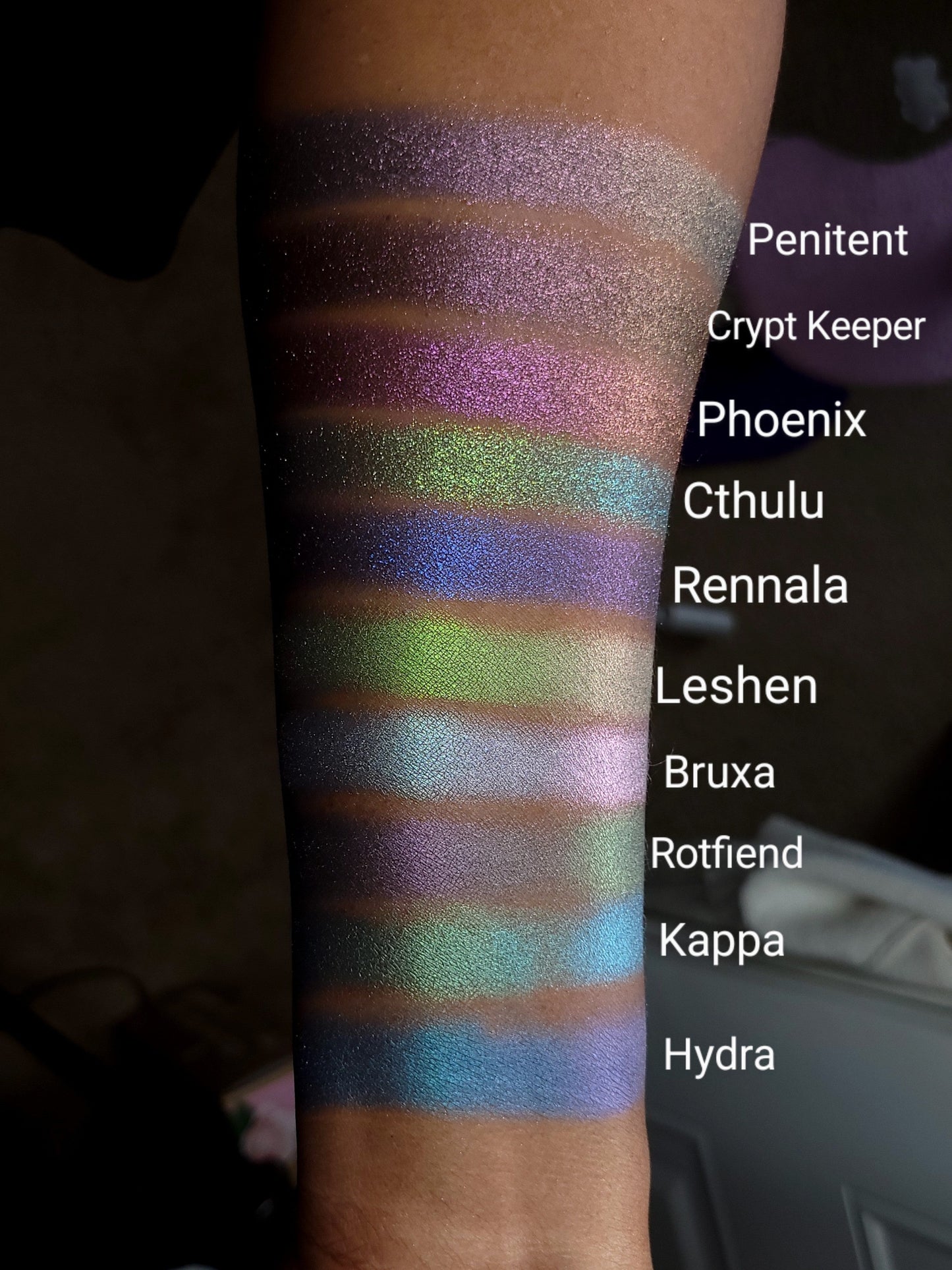 Rennala - Eyeshadow Multichrome Blue Violet Purple Orange