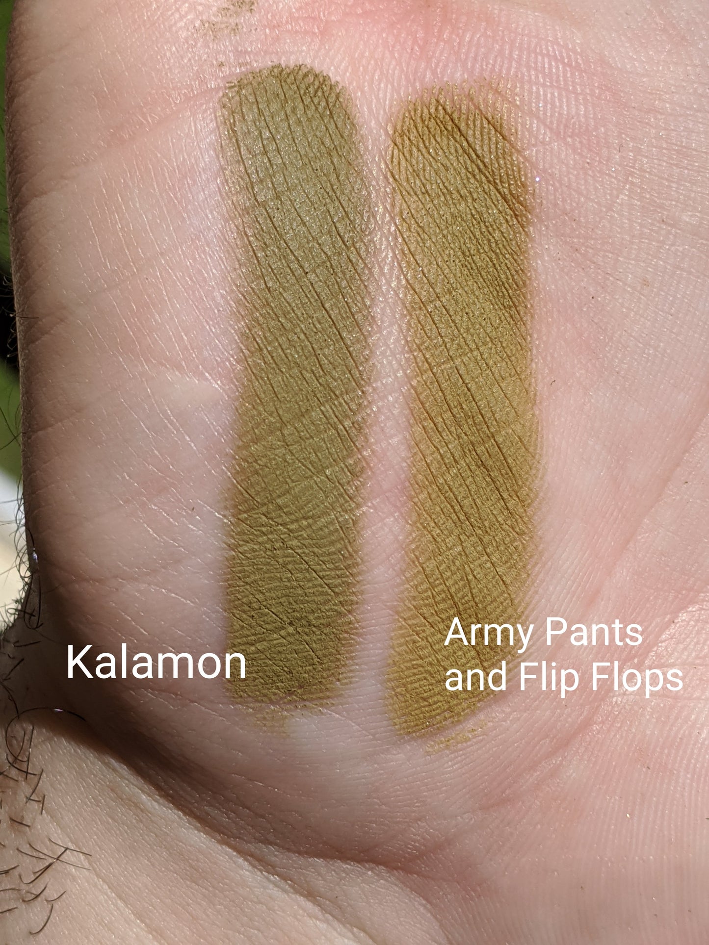 Army Pants And Flip Flops - Matte Eyeshadow Earthy Olive Green