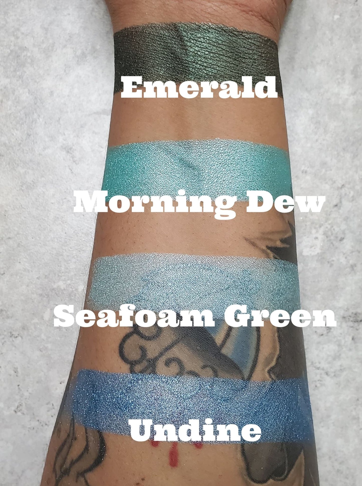 Morning Dew - Eyeshadow Duochrome Mint Green Silver