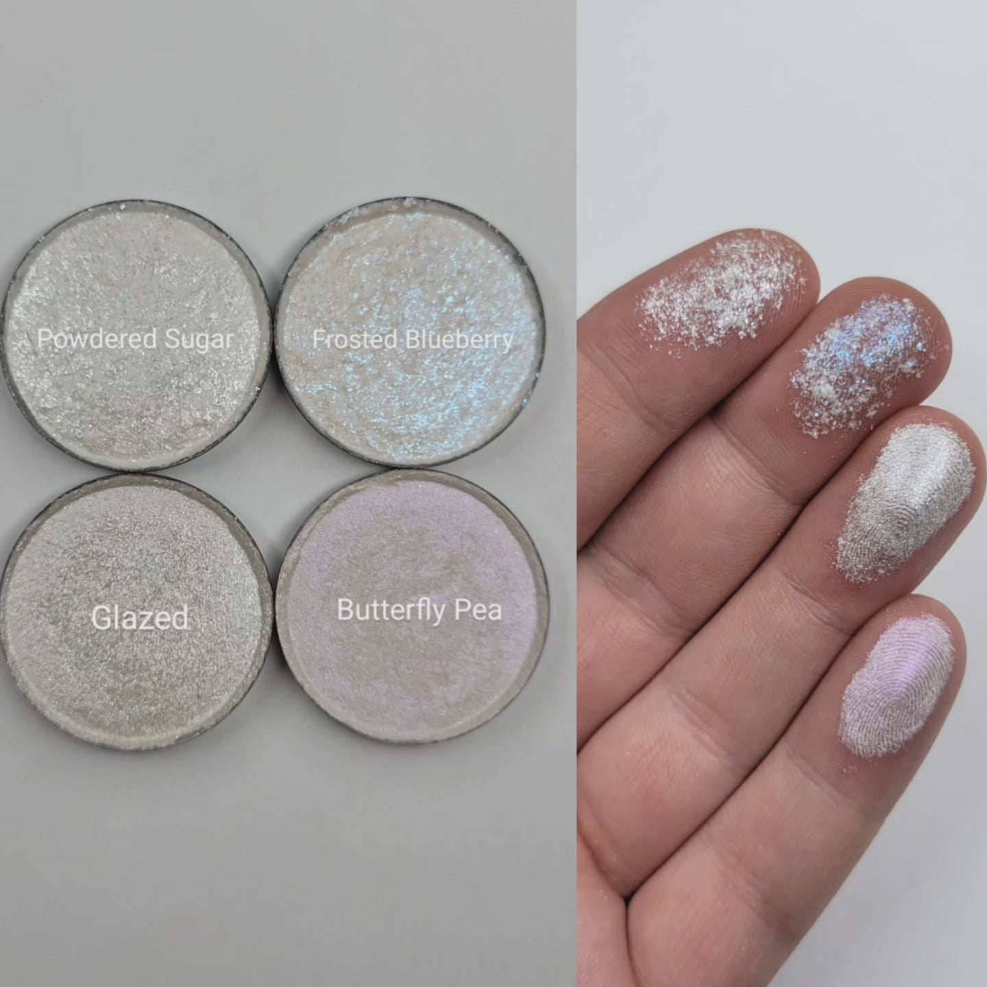 Powdered Sugar - Eyeshadow Shimmer Silver White Eye Topper