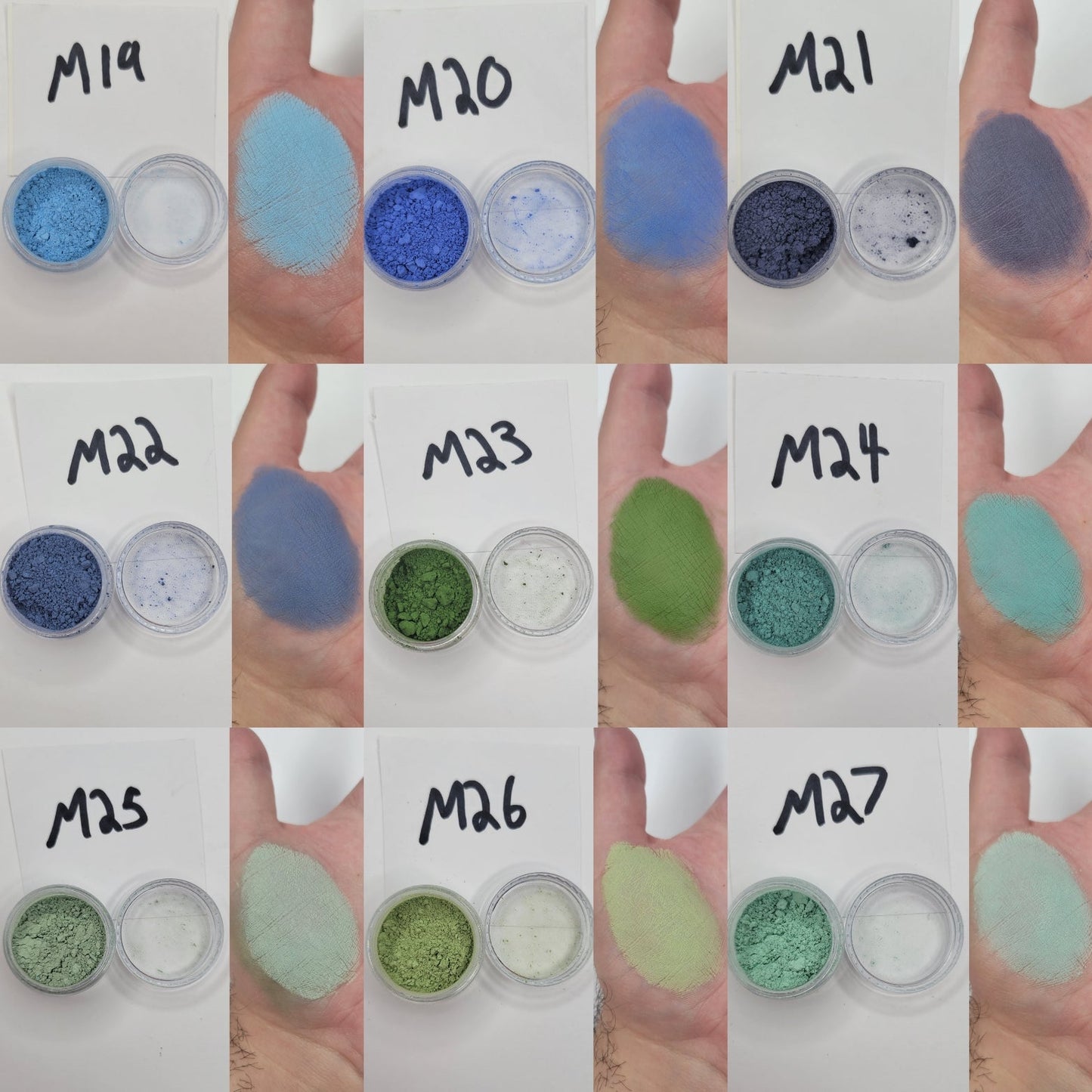 Loose Matte Eye Shadows M19 - M27