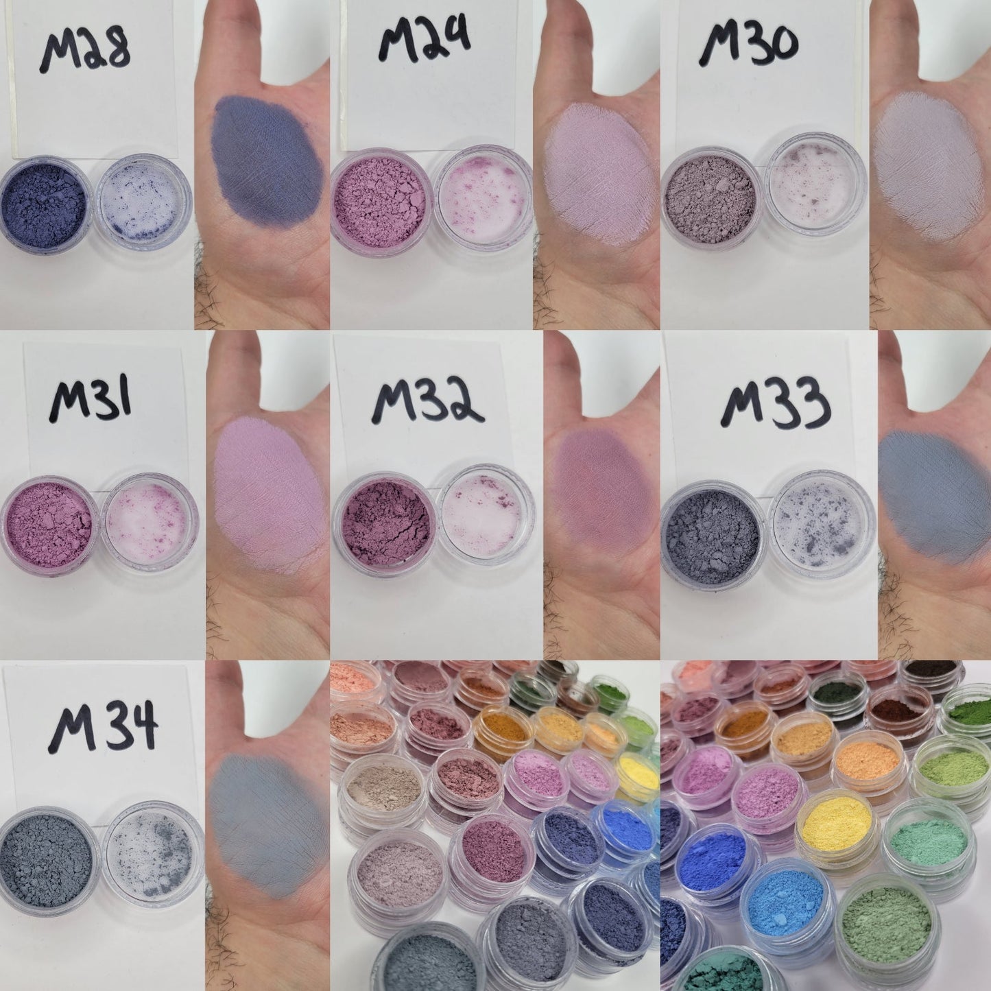 Loose Matte Eye Shadows M28 - M34