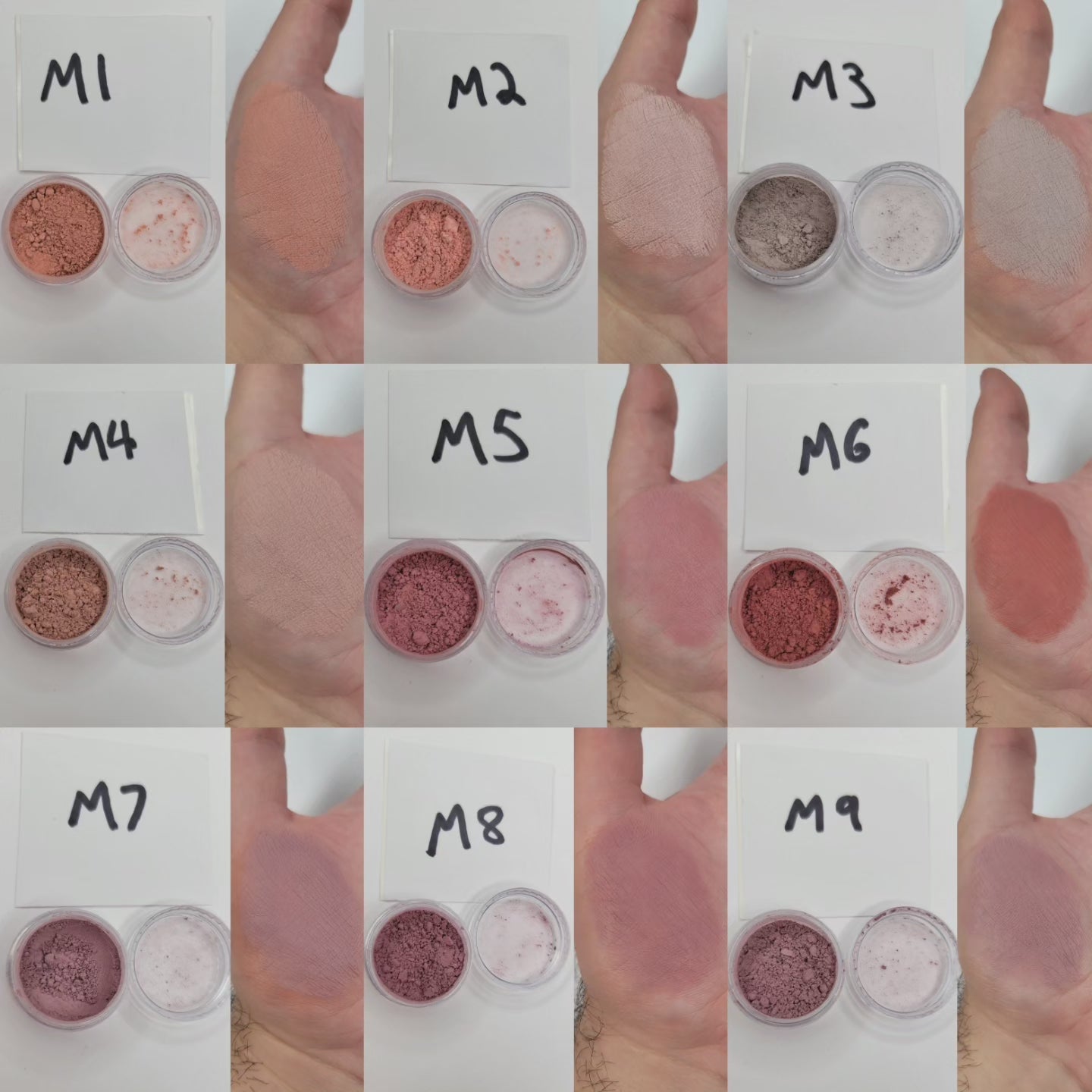 Loose Matte Eye Shadows M1 - M9