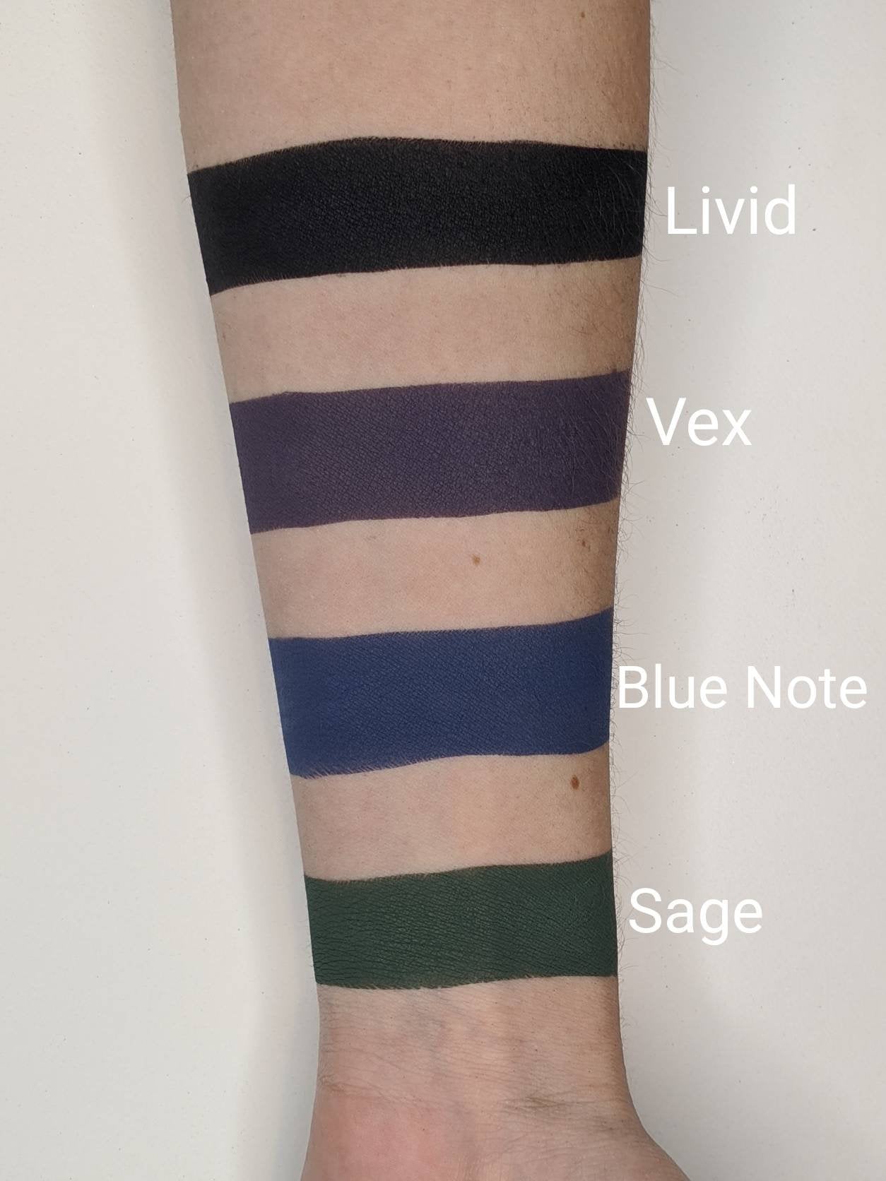 Livid - Eyeshadow Matte Blue/Gray Toned Black