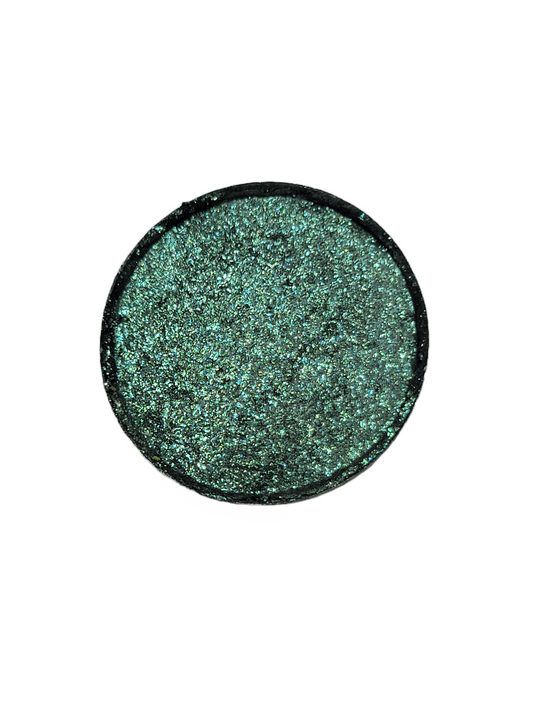 Buzzing Buffet - Eyeshadow Shimmer Greyish Green with Mint/Green/Teal Sparkles